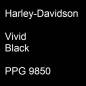 Preview: Harley-Davidson, Vivid Black, PPG 9850.